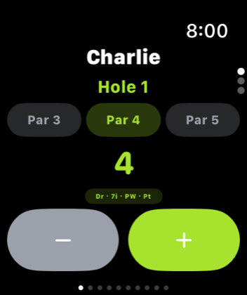 Apple Watch scoring